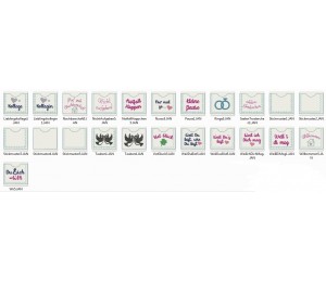 ITH Stickserie - Mini Hüllen mit Sprüchen